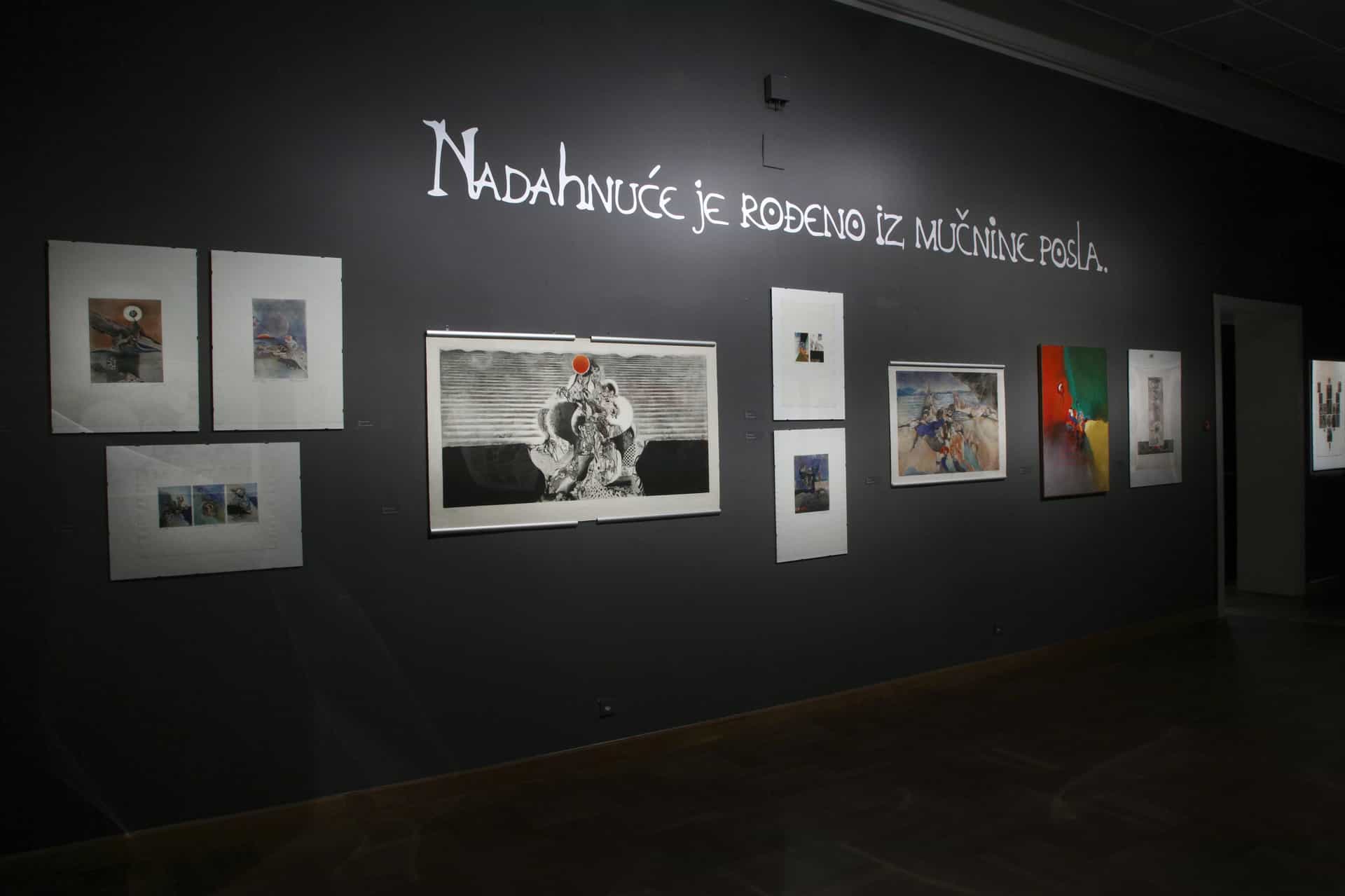 Izložba "Dnevnici snovidjenja - ostavstina Virgilija Nevjestica", MUO, 2014.