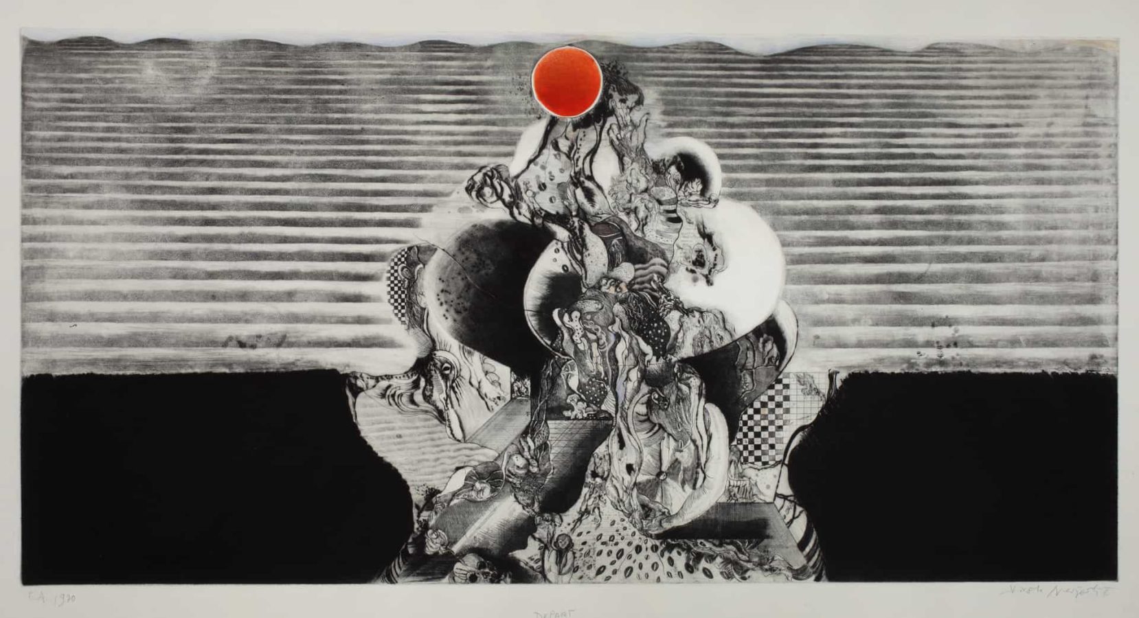 Virgilije Nevjestić, vladao je brojnim likovnim disciplinama. Sjajna tehnička postignuća u grafičkim tehnikama odlikuje bogata i živa naracija u kojoj se ljudski likovi isprepliću s elementima prirode i urbanih pejzaža u fantastičnim svjetovima nadrealističkog ugođaja. Četiri desetljeća stvaralaštva obuhvaća tisuće i tisuće grafičkih listova, desetke grafičkih mapa i bibliofilskih izdanja, oduševljavjući snagom imaginacije i sposobnosti pričanja priča profinjenim vizualnim jezikom figuracije s povremenim prodorima u apstrakciju.